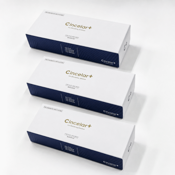 Cincelar+ Bundle 3 x fat dissolving solution 5 vials x 8ml